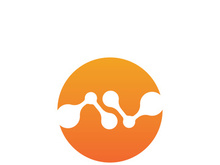 Molecule vector illustration design