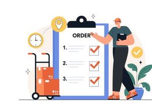 15 Courier or Delivery Service Illustration