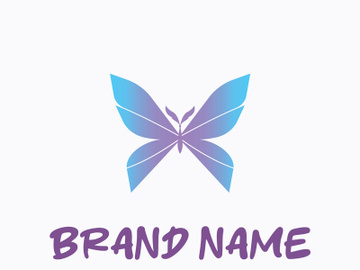 Butterfly logo design preview picture