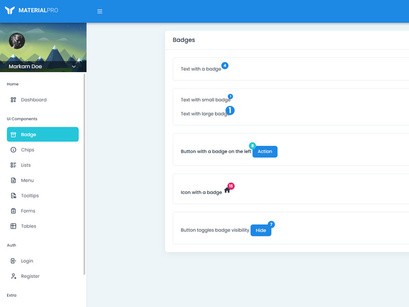 MaterialPro Free Angular Admin Dashboard Template