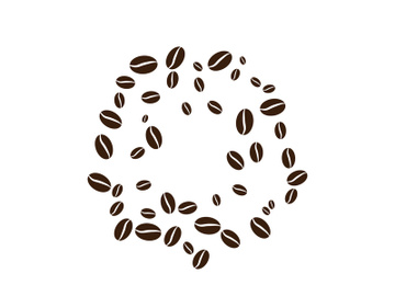 Coffee bean icon illustration preview picture