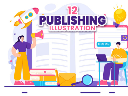 12 Digital Publishing Illustration