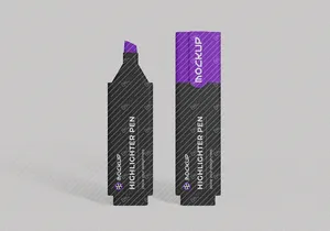 Highlighter Pen Mockup