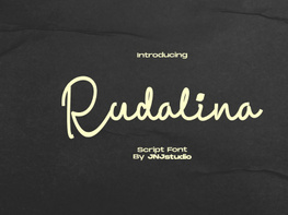 Rudalina Script preview picture