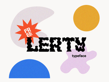 Lerty Display Font preview picture