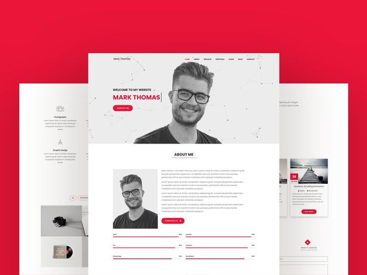 Personal Portfolio Landing Page Template