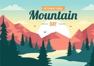 15 International Mountain Day Illustration