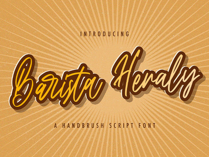 Barista Heraly - Handwritten Font