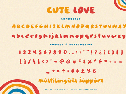 Cute Love - Display Font