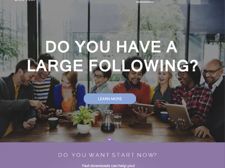 Snapfixx Landing Page Template[PSD]