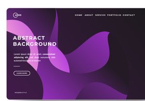 Abstract trendy gradient background
