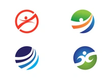 Business global globe world Finance Logo template