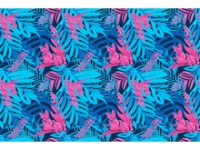 illustration features exotic jungle plants