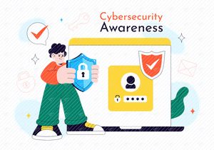 10 Cybersecurity Awareness Campaign Illustration