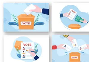 14 Political Candidate Design Illustration