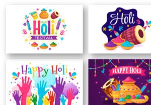 13 Happy Holi Festival Illustration