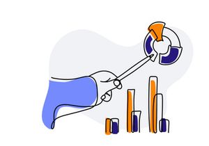 Financial Business Flat Illustration