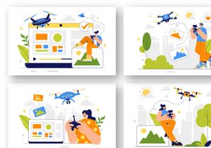9 Aerial Drone Photography Illustration