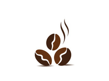 Coffee cup icon Logo Template design