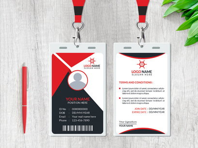 Corporate ID Card Design Template