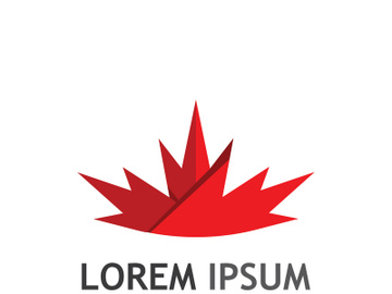 Maple leaf logo design with creative idea preview picture