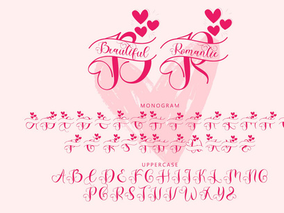 Beautiful Romantic Monogram