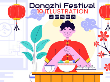 10 Dongzhi Festival Illustration preview picture
