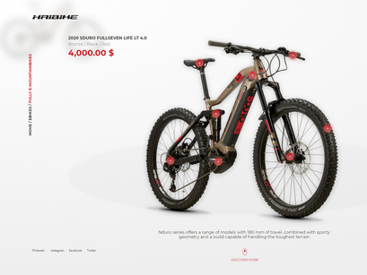 E-Bike Website Concept