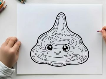 Cute cartoon octopus smiling vector illustration preview picture