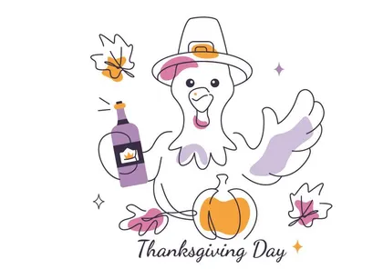 6 Thanksgiving Day Vector Illustration