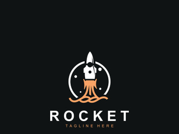 Rocket Logo Design template technology Design Concept, Creative Symbol preview picture