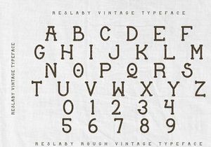 Reslaby - Vintage Typeface