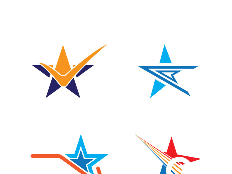 Star vector icon illustration design template