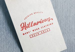 Vintage Style - Bold Script Font