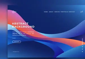 Abstract Background Blue and Orange