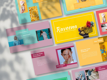 Raveena - Creative Keynote Template preview picture