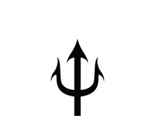 Trident Logo Template vector icon illustration design