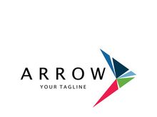 Arrow vector illustration icon Logo Template design