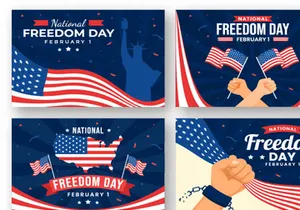 16 National Freedom Day Illustration