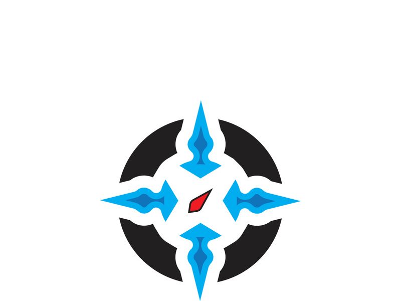 Compass logo template vector icon illustration design