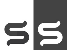 Business corporate S letter logo design vector