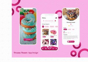 Donut App Design