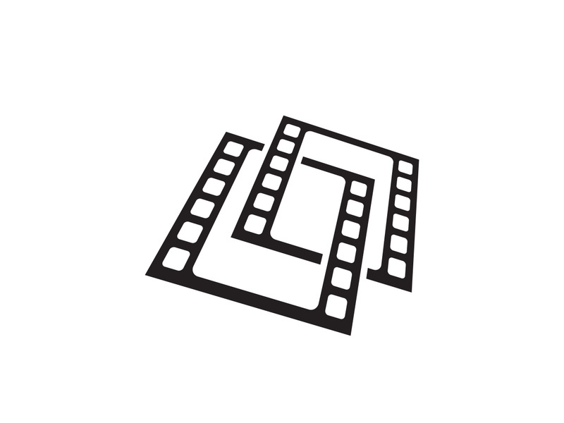 Abstract film icon illustration