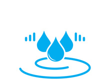Water drop logo template vector illustration design