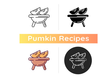 Roasted pumpkin icon preview picture