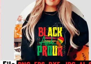 Black And Prour T-shirt Design