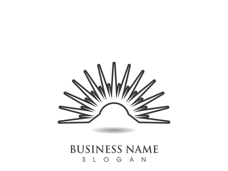 Mountain icon Logo Template Vector illustration design