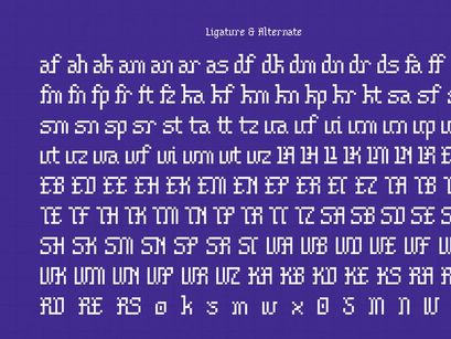 Shiver Glitch | Pixelated Font