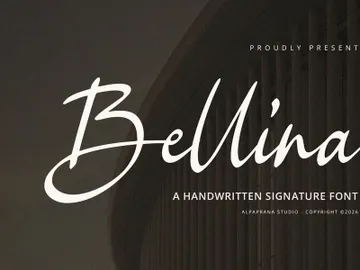 Bellina - Handwritten Font preview picture