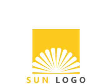 Sun logo design with a modern concept. preview picture